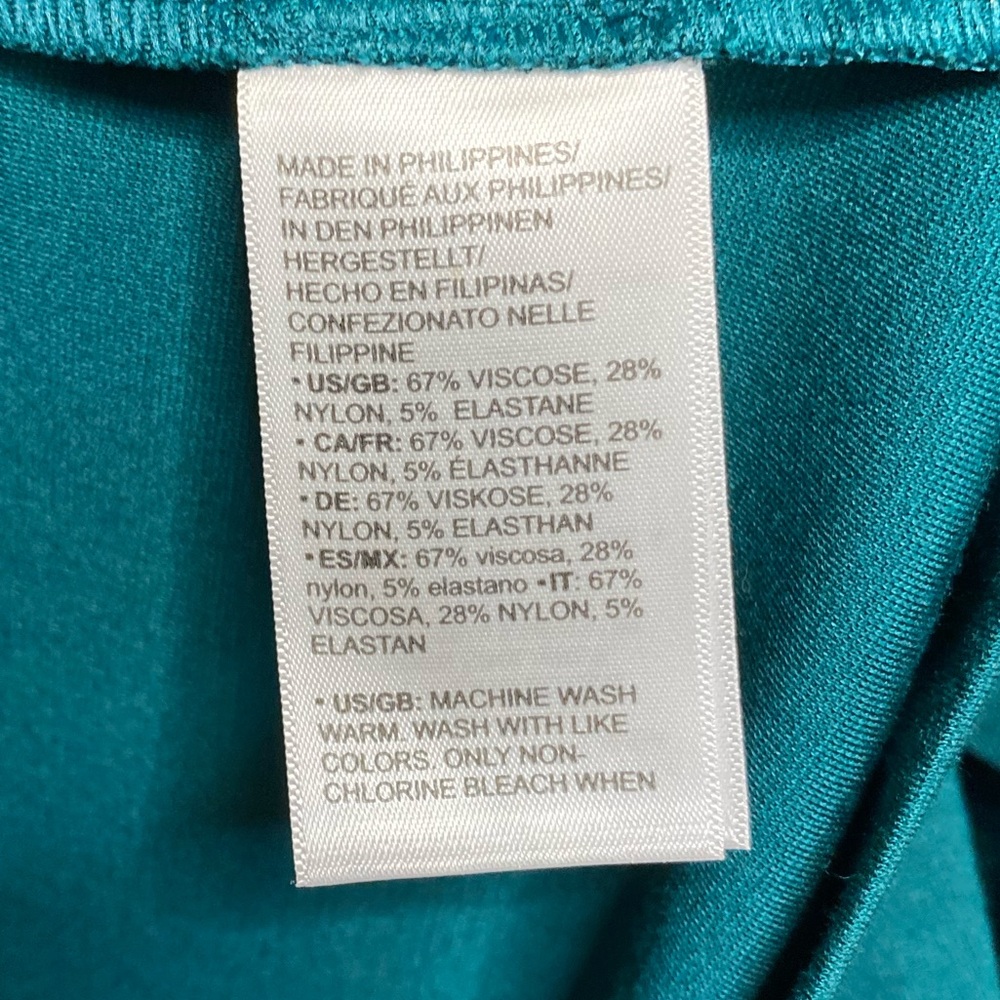 Lark & Ro Women's Half Sleeve Twist Front A-Line Ponte Dress 8 - Picture 11 of 12